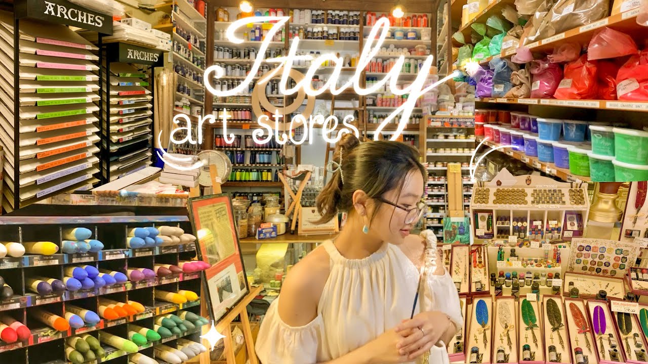 Hunting for the best art supply store in ITALY 🇮🇹 7 hidden treasures in Venice, Florence & Rome