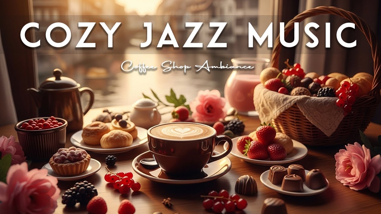 Cozy Jazz Music 🎶 Coffee Shop Ambiance & Happy Bossa Nova instrumental for Relaxation