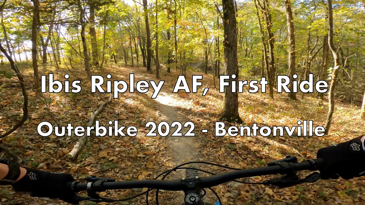 Ibis Ripley AF First Demo Ride at Outerbike 2022 at Slaughter Pen MTB Trails in Bentonville