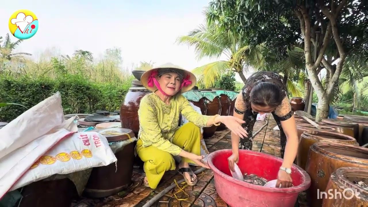 Ủ NƯỚC MẮM CÁ LINH MÙA NƯỚC NỔI