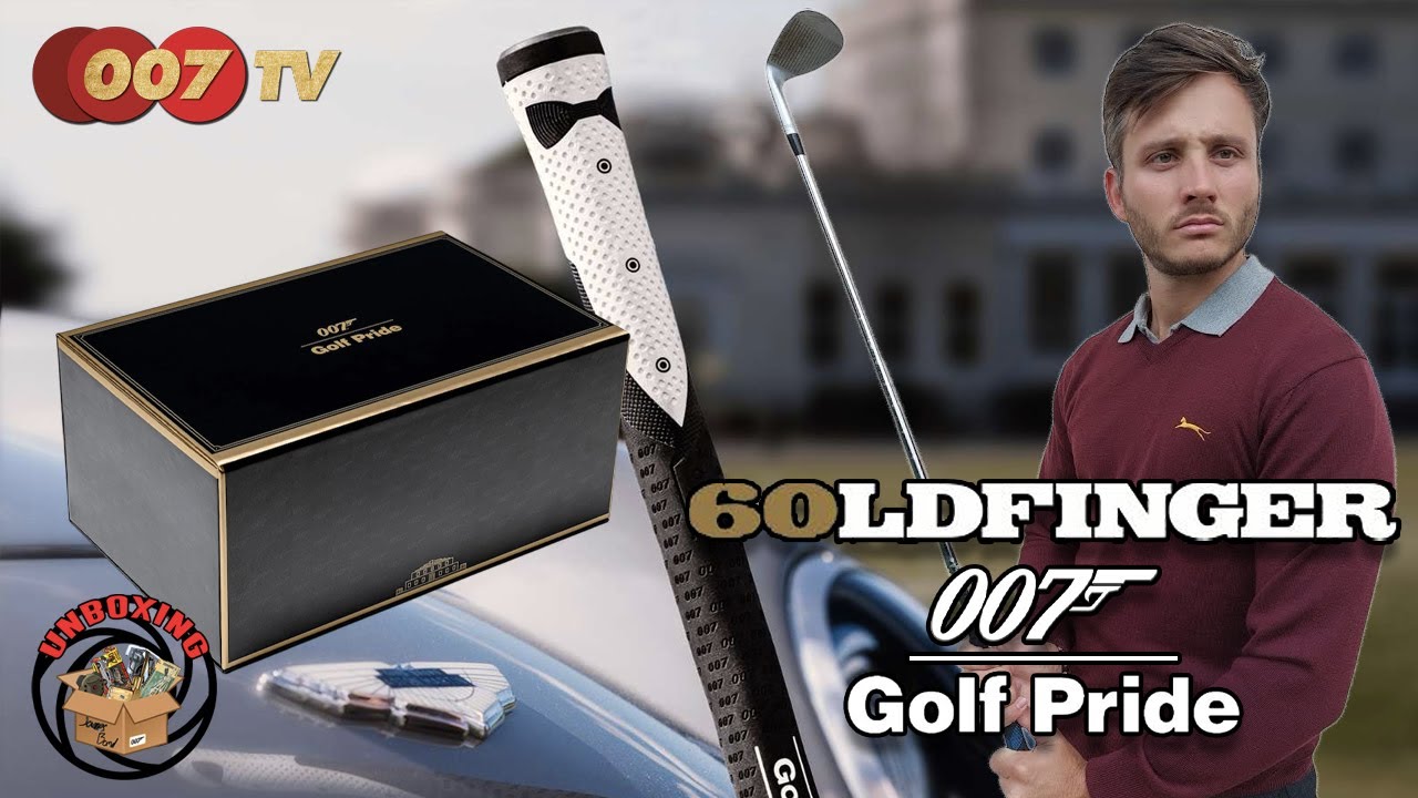JAMES BOND 007 : GOLF PRIDE SET / 60TH ANNIVERSARY GOLDFINGER