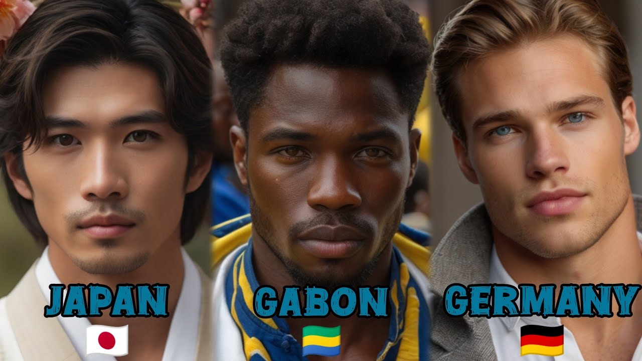 AI Generated Men from all countries in the world! 🌎