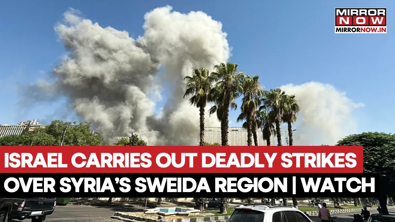 Syria Under Fire: Israel’s Deadly Sweida Strikes Escalate Tensions As Middle East Boils | Watch