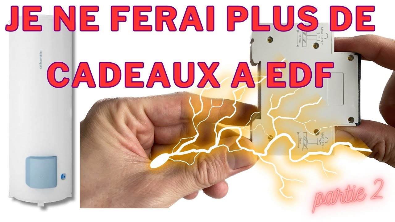 Tuto autoconsommation : surplus vers chauffe eau, pas de cadeaux à EDF 