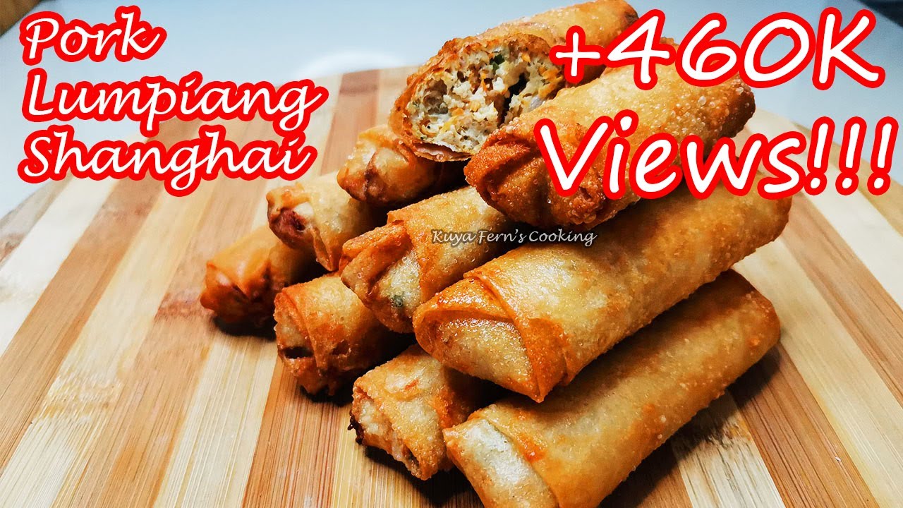 HOW TO MAKE EASY AND YUMMY PORK LUMPIANG SHANGHAI RECIPE!!!