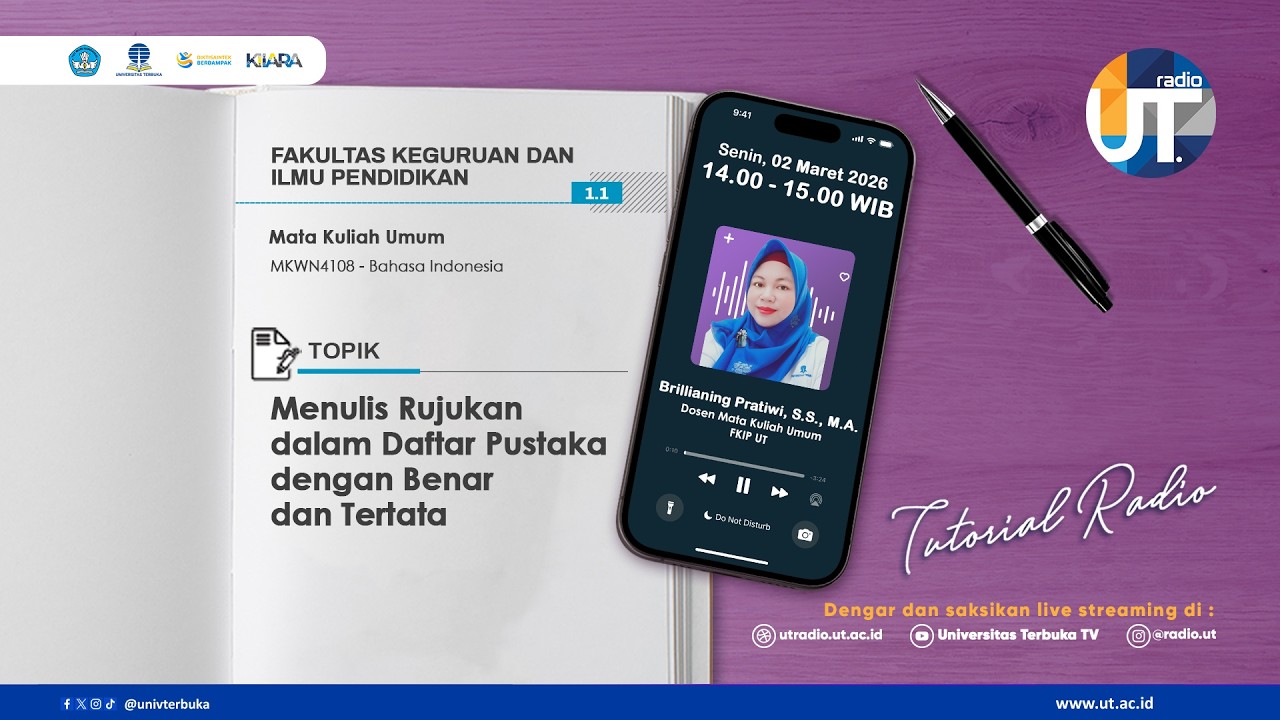 Menulis Rujukan dalam Daftar Pustaka dengan Benar dan Tertata~Tutorial Radio