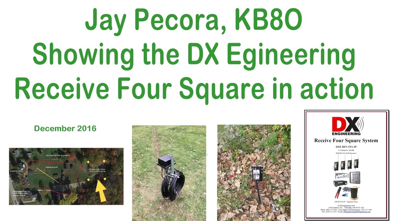 KB8O Demonstrates the DX Engineering Receive 4-Square