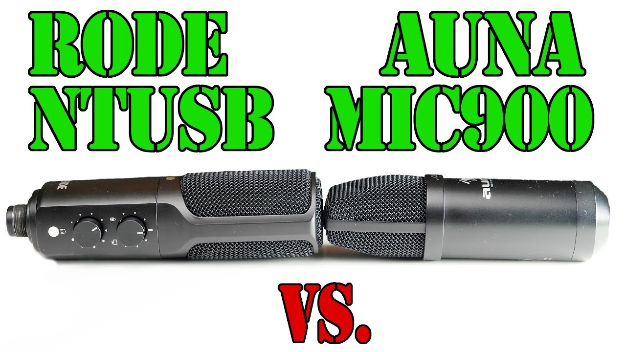 Rode NT USB und Auna Mic 900: 5 Gründe dafür / dagegen - 2017