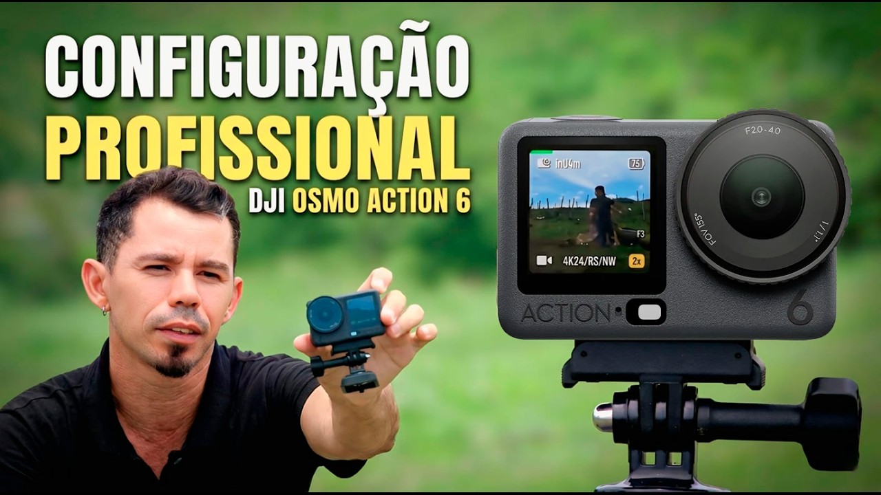 Configura&ccedil;&atilde;o B&aacute;sica da DJI Osmo Action 6 para Come&ccedil;ar