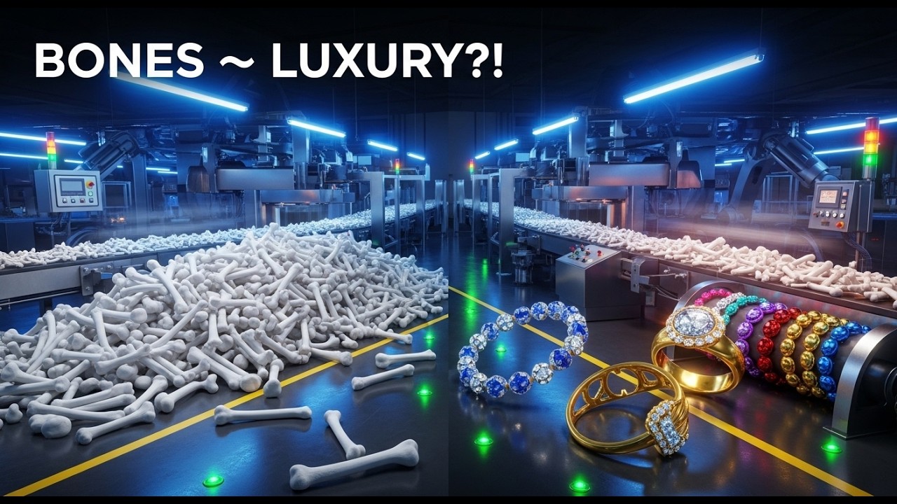 Inside the Massive Bone Recycling Factory – How Bones Turn Into Luxury Jewelry