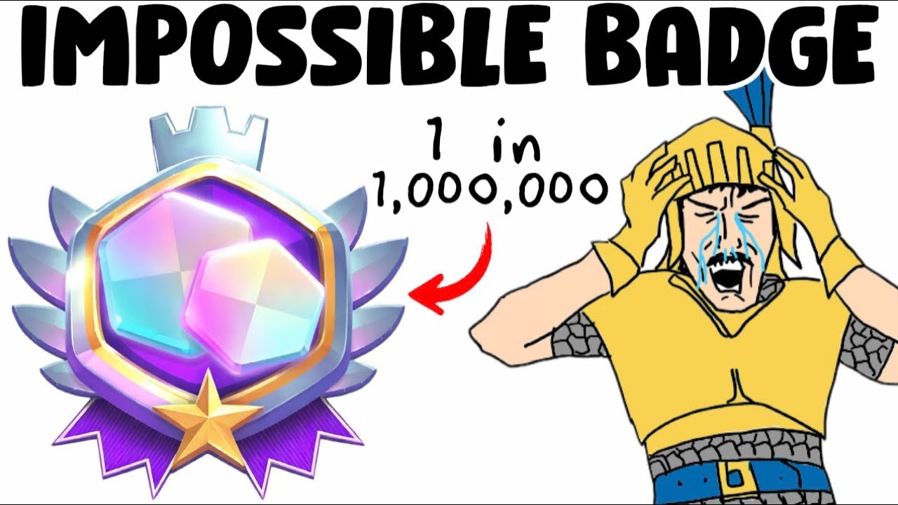 The Secret 1 In 1,000,000 Clash Royale C.H.A.O.S Badge!