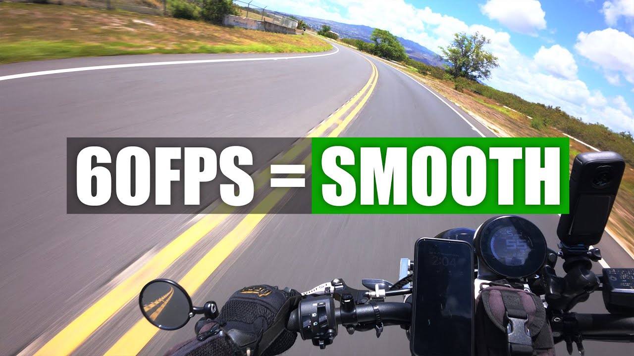 60FPS Motorcycle POV &ndash; Ultra Smooth or Too Sharp? - DJI OSMO Action 5 Pro