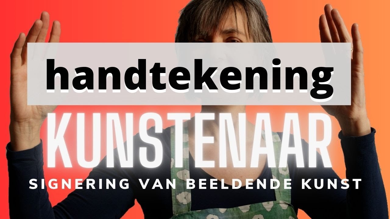 handtekening kunstenaar |  signering beeldende kunst | waar en hoe?