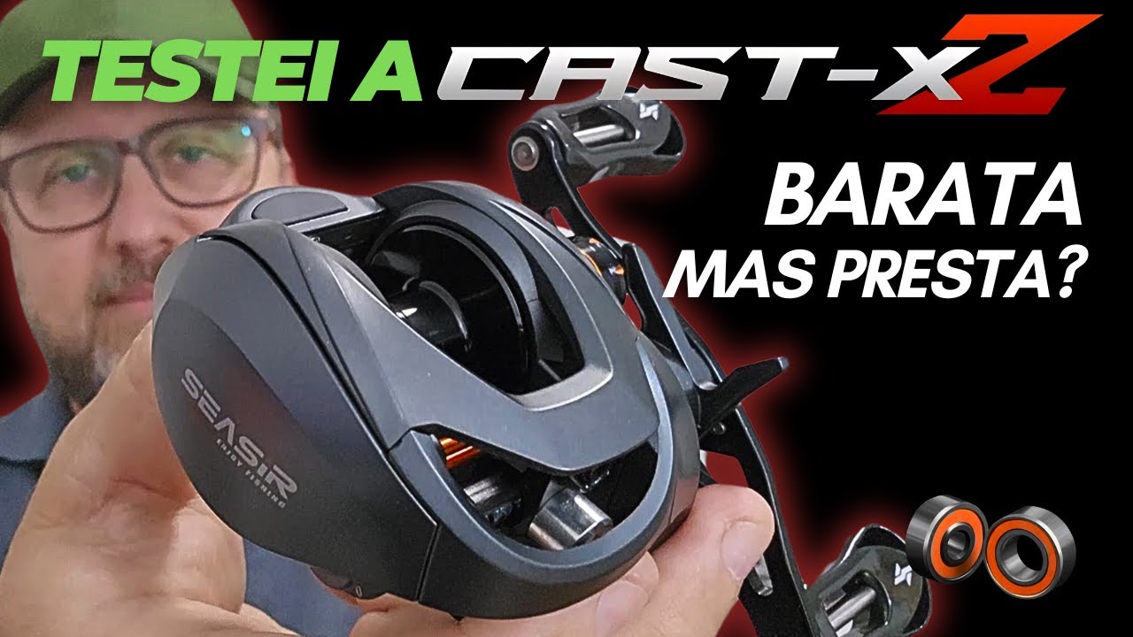 Carretilha SeaSir CAST X2, é boa? Teste de arremesso