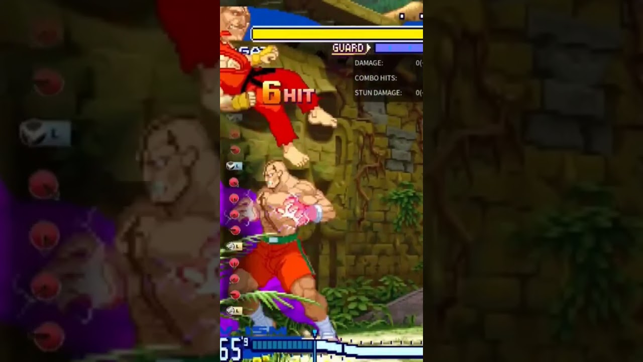 Street Fighter Alpha 3: Sagat V-Ism Corner Combo 