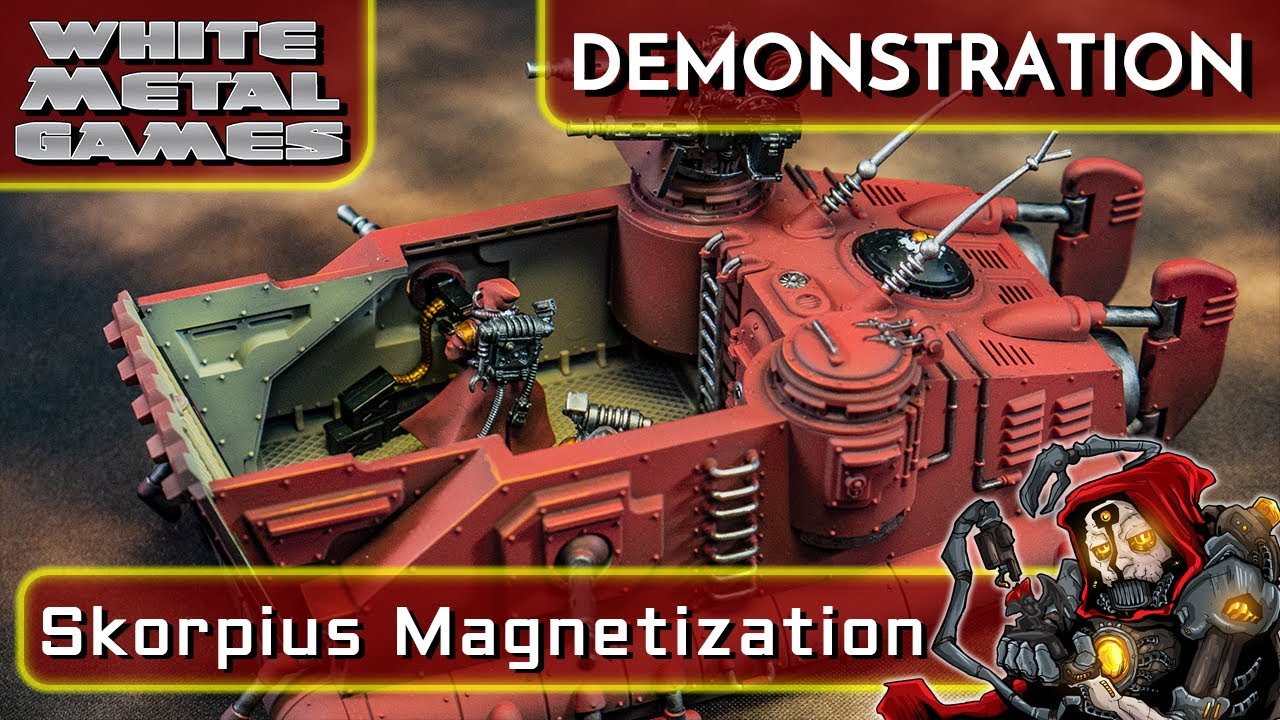 Skorpius Disintegrator Dunerider Warhammer 40K  Magnetization Demonstration