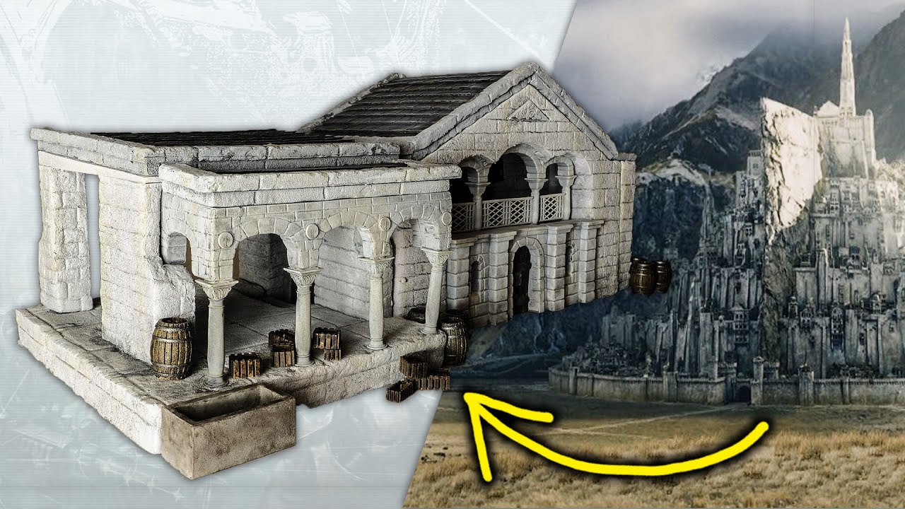 The BIGGEST Middle Earth Terrain Project in YouTube History! Building Minas Tirith from LOTR