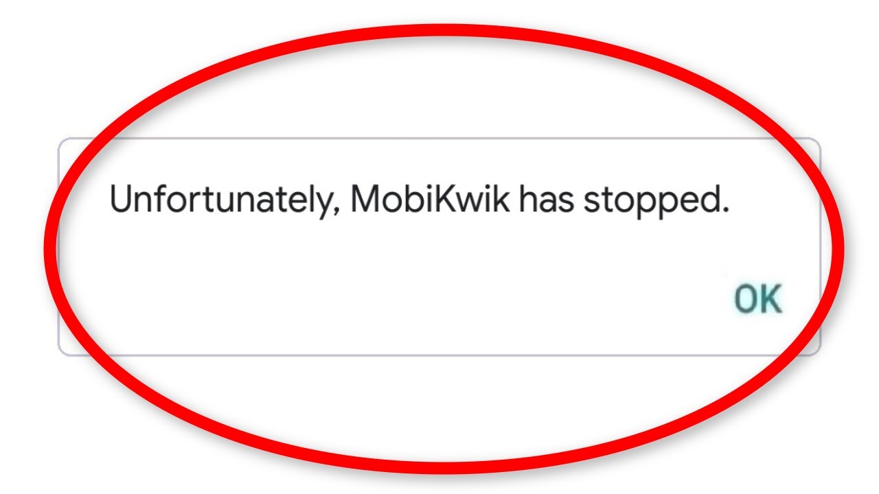 How To Fix Unfortunately MobiKwik Has Stopped Error Android & Ios - Mobikwik App Not Open Problem