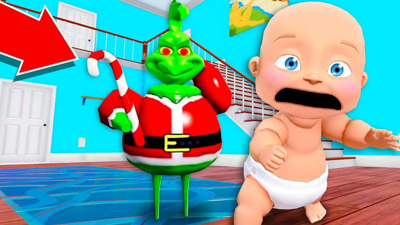 BEBEK OLDUK GRINCH EVİMİZE GİRDİ!