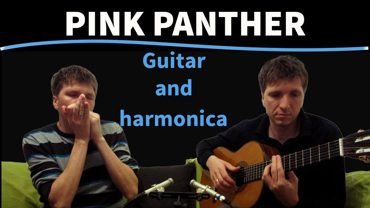 Pink panther - guitar and harmonica funny cover