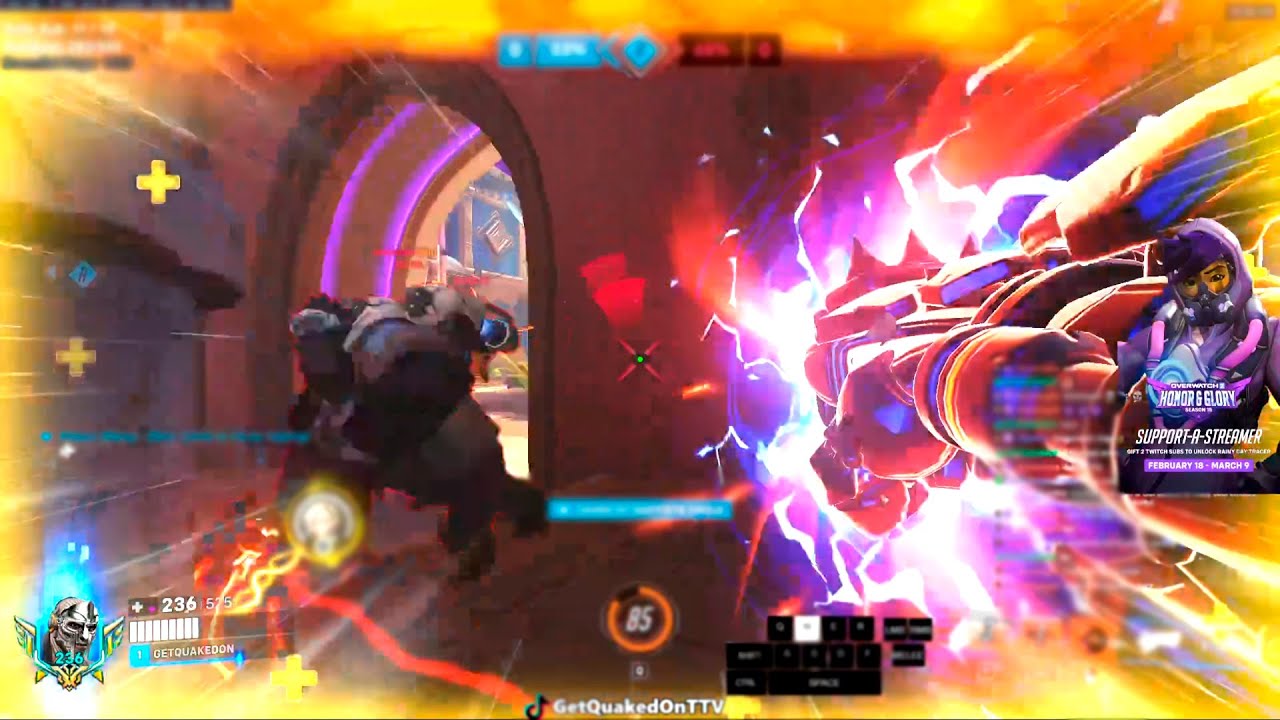 DOOMFIST - 45 ELIMS - GETQUAKEDON GAMEPLAY - OVERWATCH 2 SEASON 15 PERKS