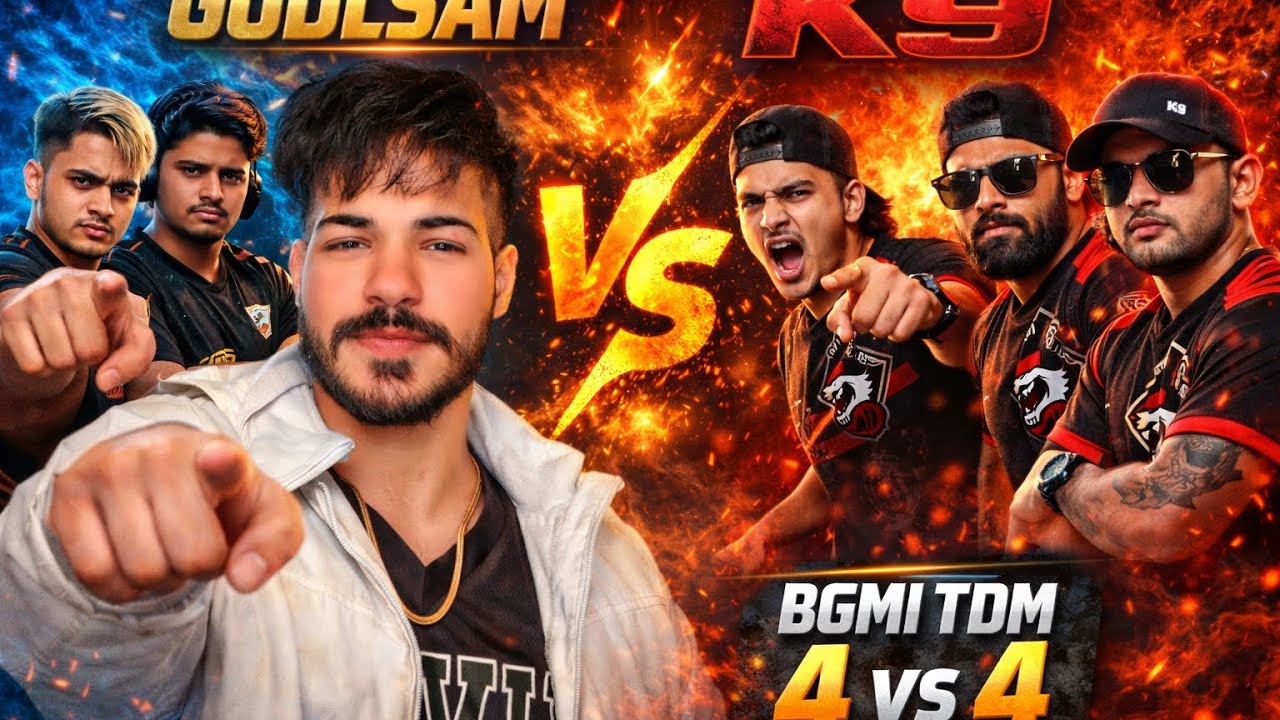 GodL vs K9 4 v 4 TDM | #jonathan #bgmi