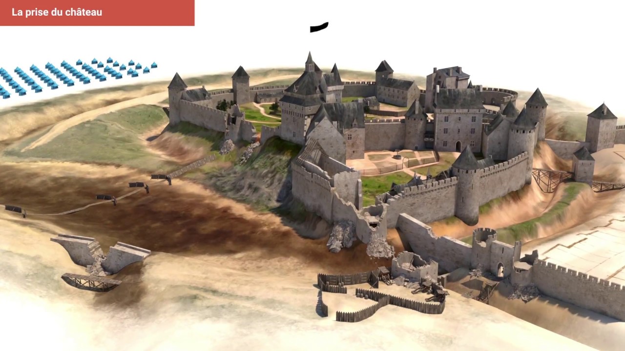 Maquette 3d du château de Châteaubriant