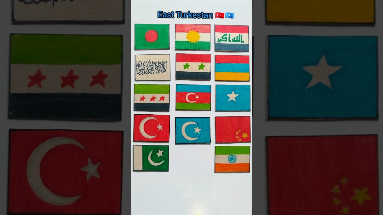 I support "East Turkestan" | draw east turkestan 