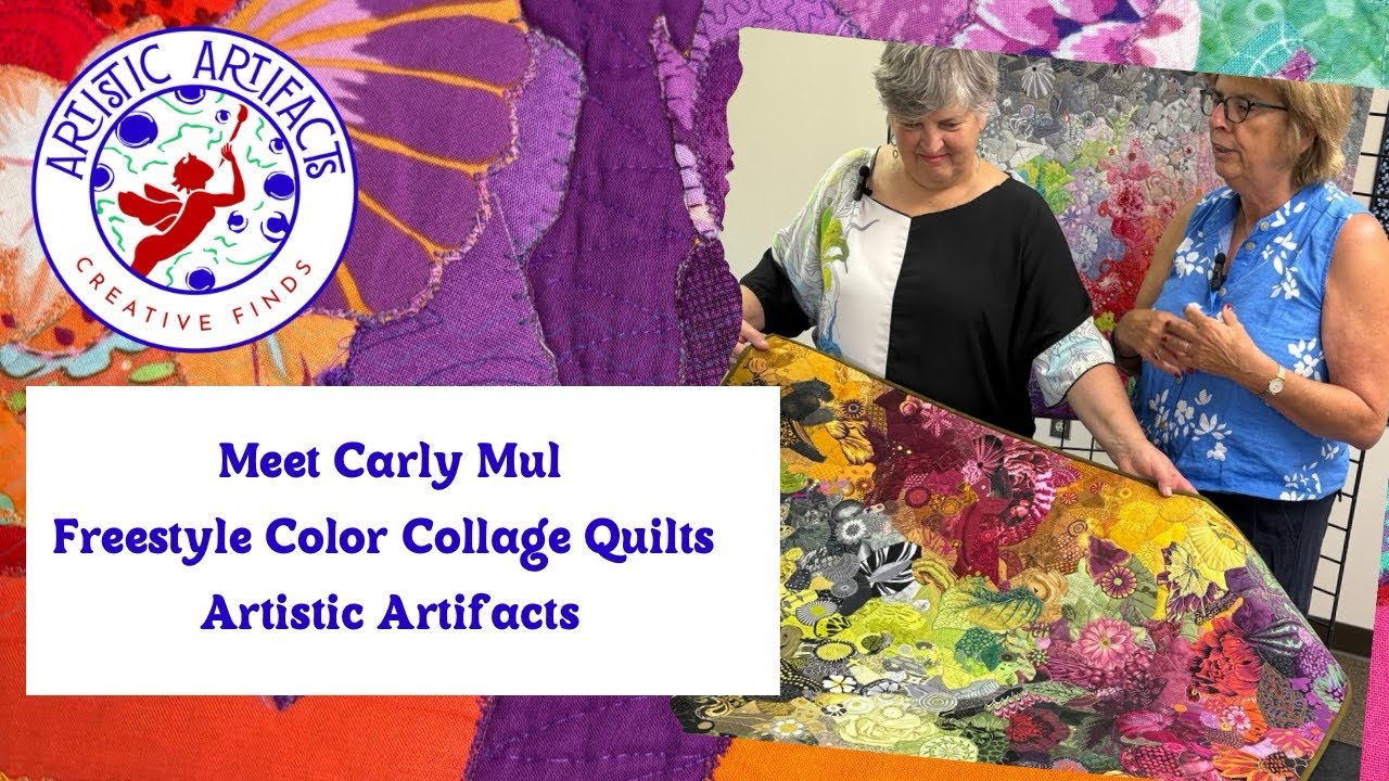 Meet Carly Mul & Her Freestyle Color Collage Quilts