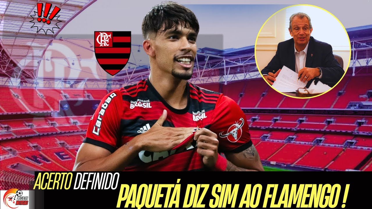 🚨 BOMBA no Mengão! Flamengo CHEGA A ACORDO com Paquetá? Torcida vai à LOUCURA! 🔴⚫