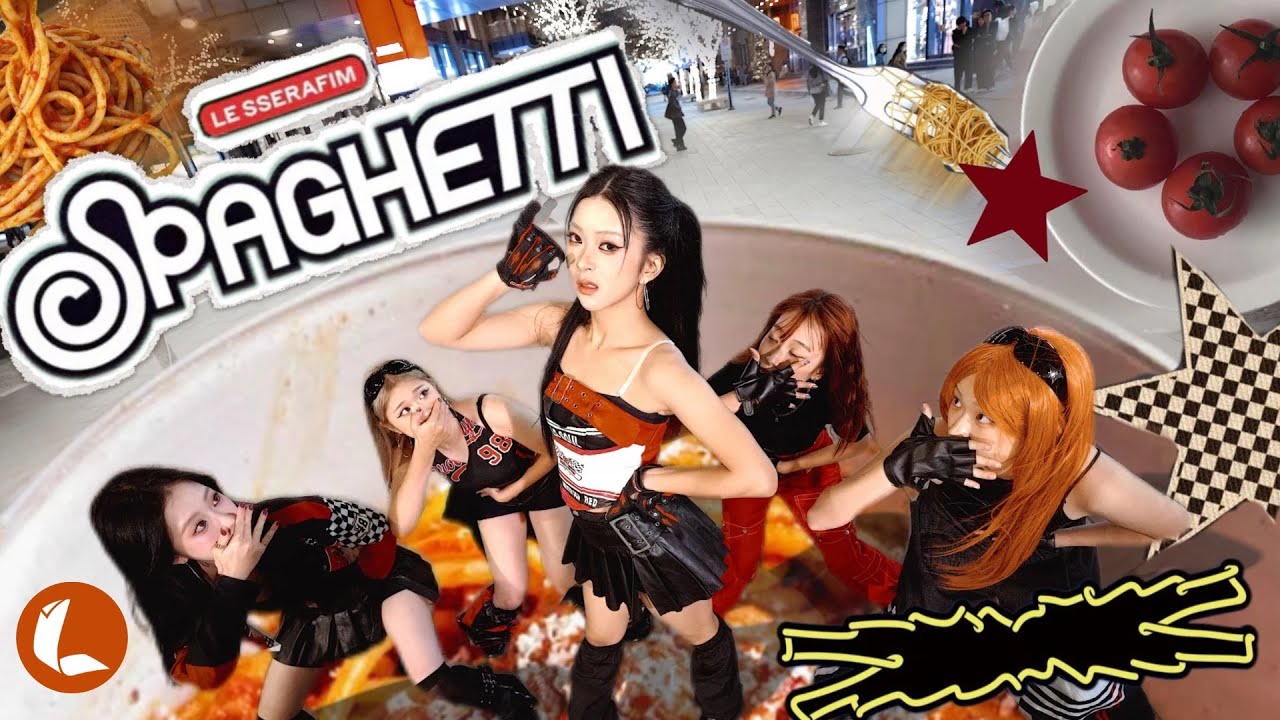 [KPOP IN PUBLIC | ONE TAKE] LE SSERAFIM -  'SPAGHETTI' | Dance Cover By LABEL CREW From Taiwan
