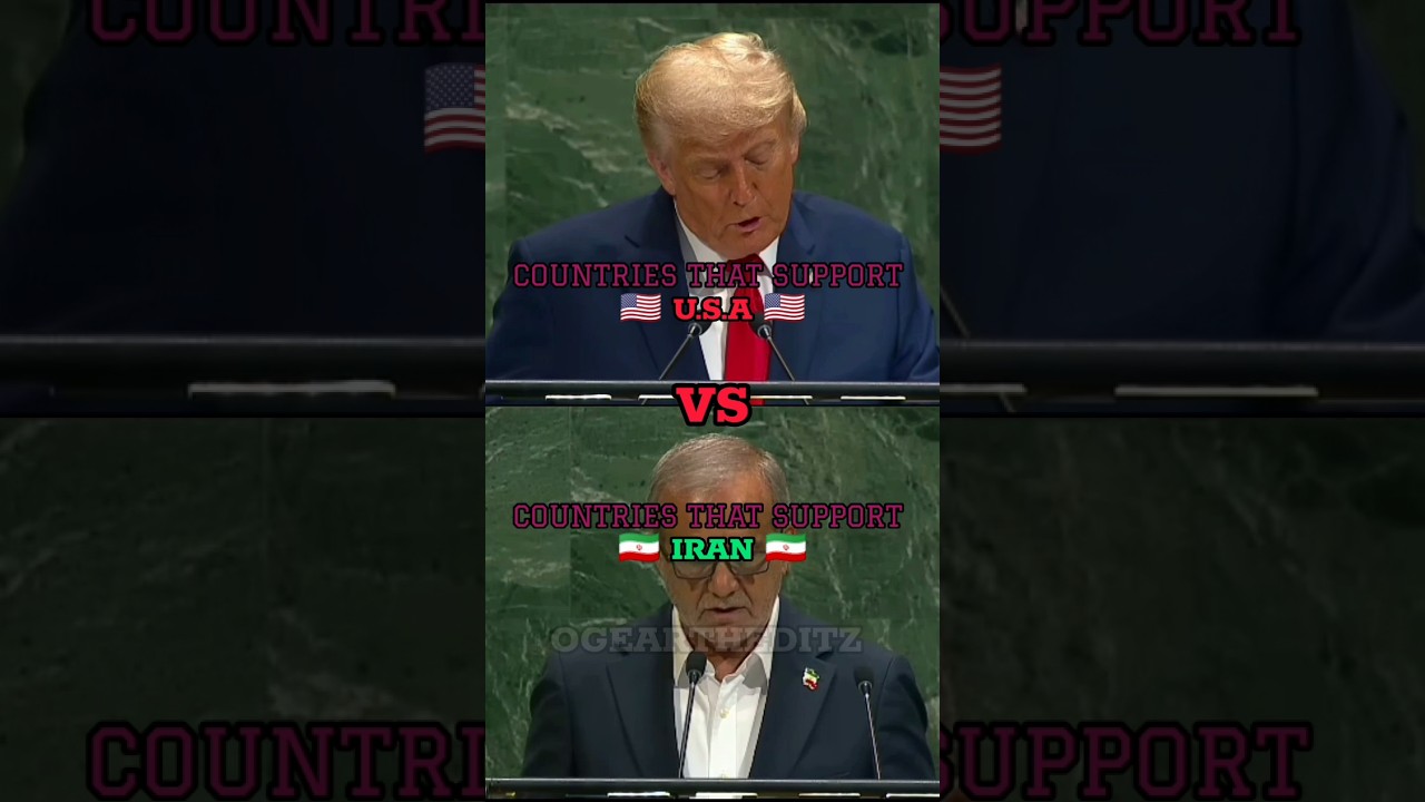 Countries that support U.S.A VS Iran|#edit #viral #iran #usa