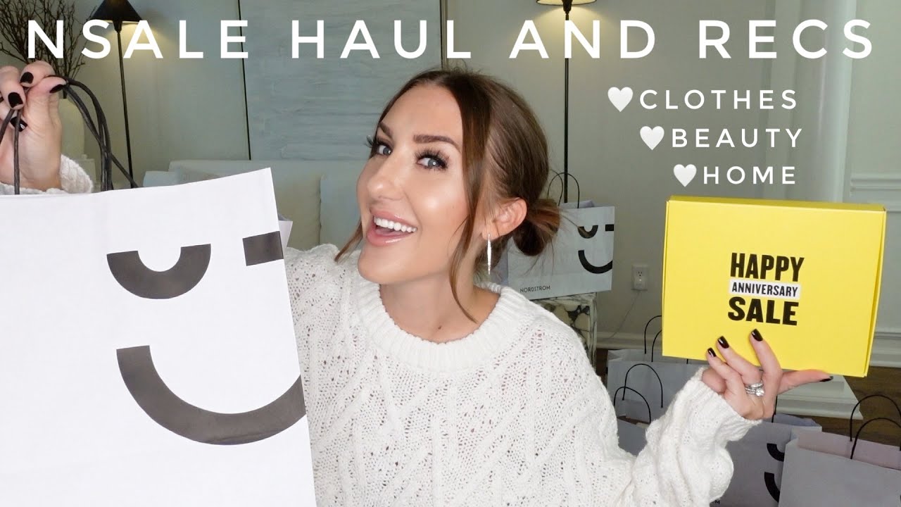 NSALE HAUL & TRY ON! BEAUTY, CLOTHES, HOME | 2023