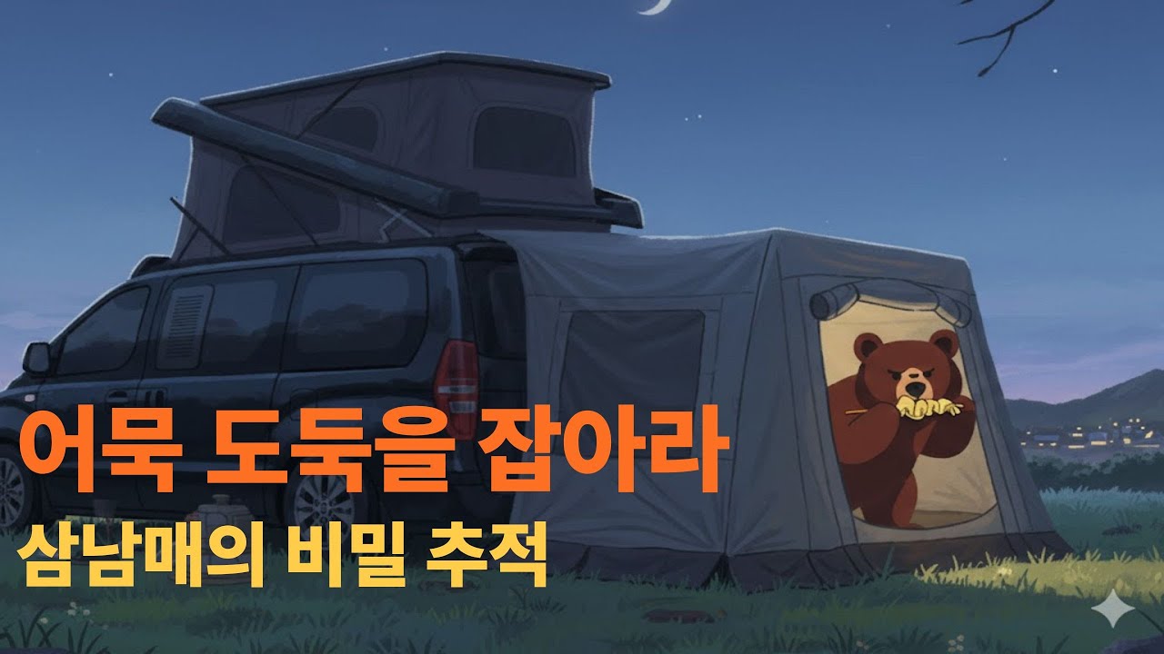 밤새 사라진 어묵! 범인은 누구? 삼남매의 첫 추적기 1편