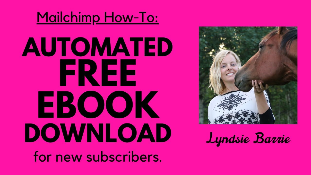 Mailchimp Free Version: how to send automated welcome email with free ebook download 2025