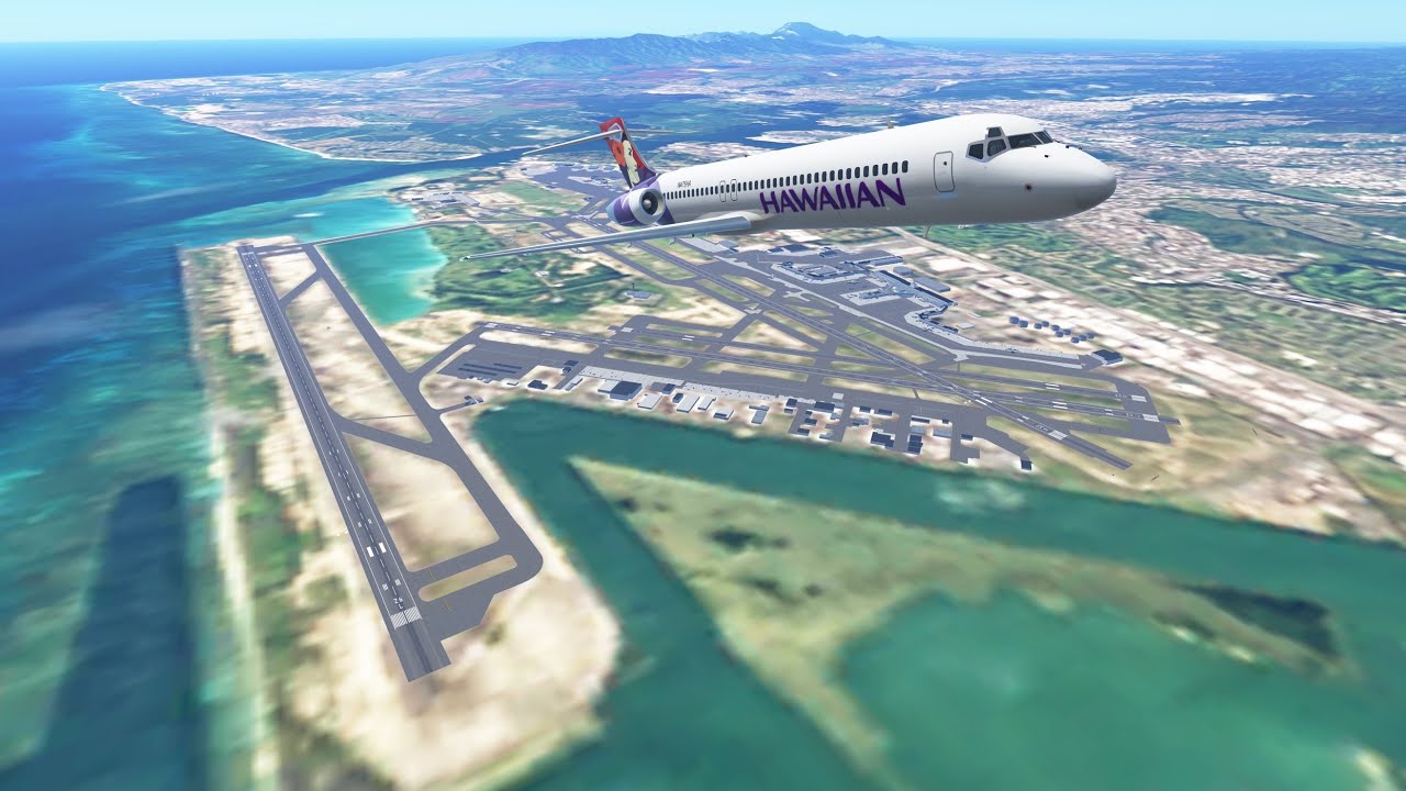 37 Minutes of Plane Spotting at Honolulu International Airport (PHNL) - Infinite Flight Simulator