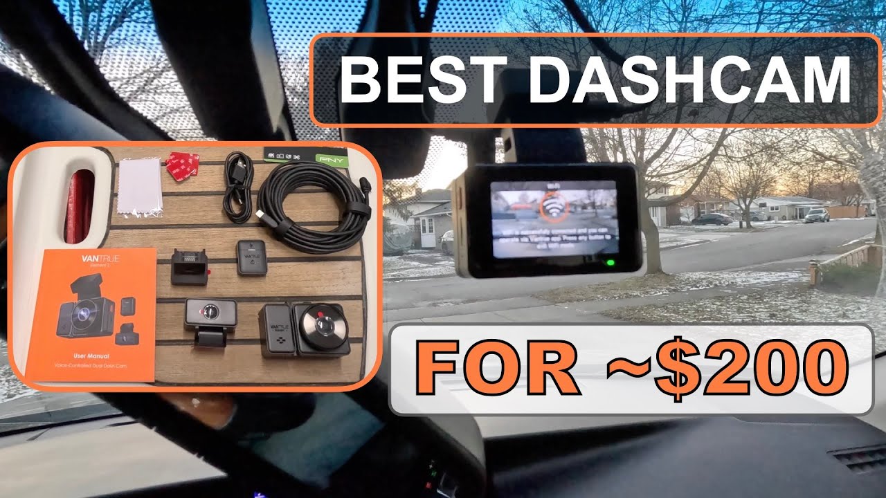 This Dash Cam is AWESOME... Install and Review VanTrue E2 Front & Rear