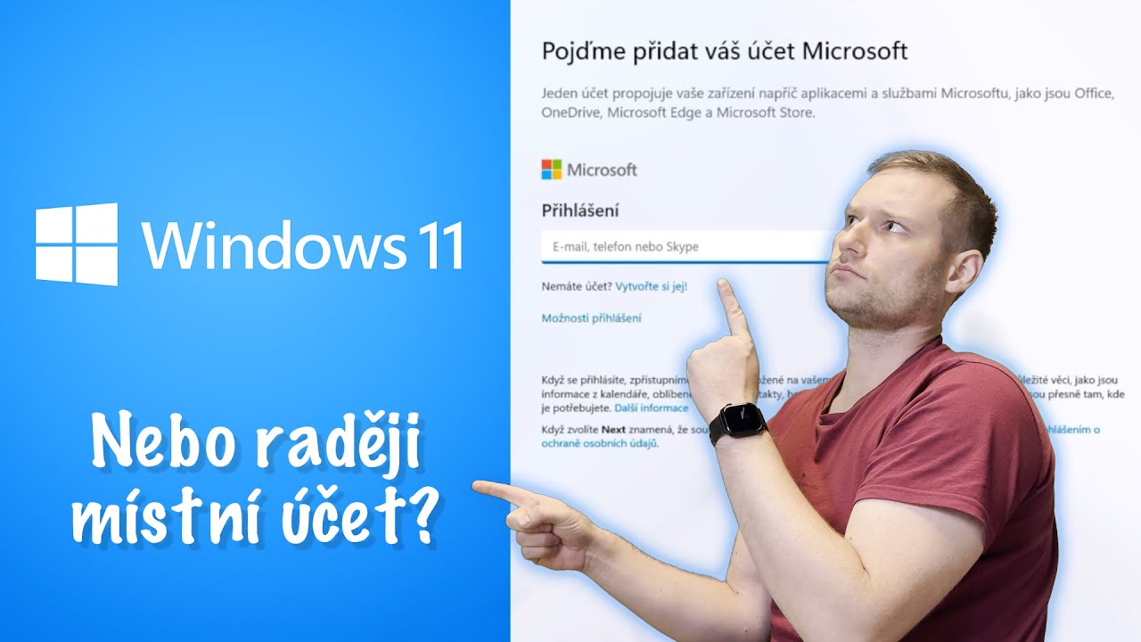 Místní účet ve Windows 11? Ano, stále to jde!