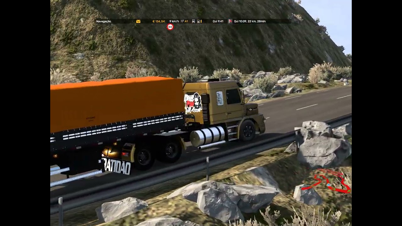 Mais uma carga entregue Scania 113 na quarto eixo muitas curvas serra 