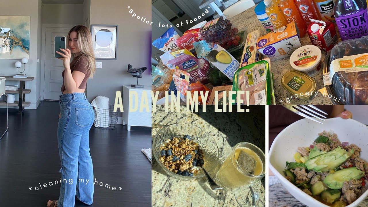 Day in my life! | Cleaning, Grocery shopping, get hair done