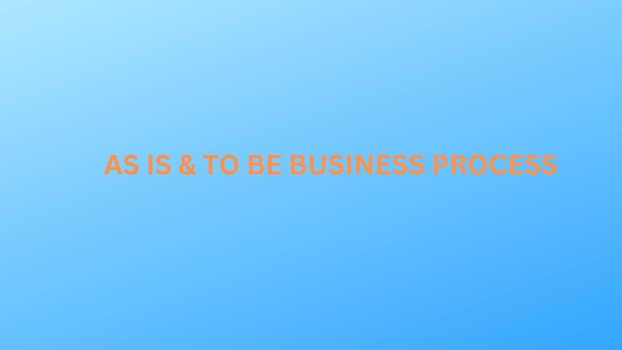 Business analyst | Life Insurance Domain | As Is & To Be Process