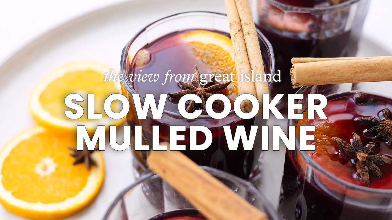 SLOW COOKER MULLED WINE