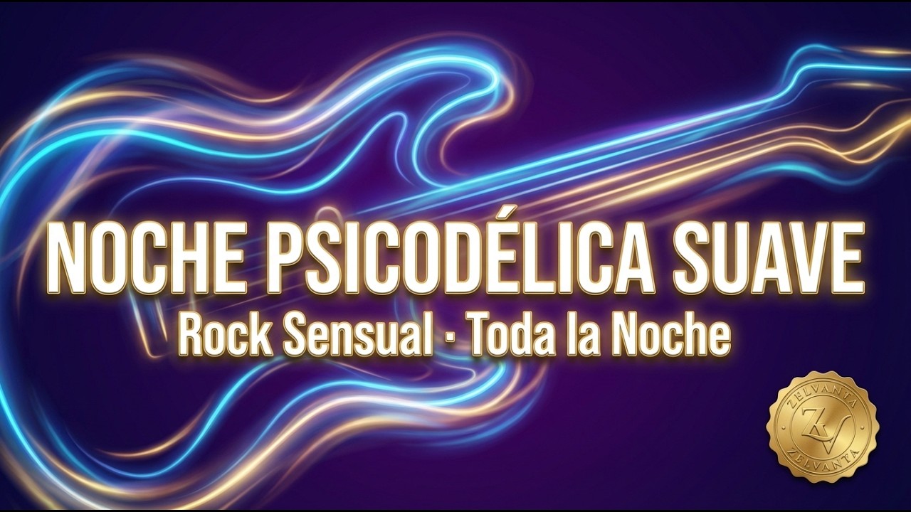 Noche Psicodélica Suave – En Vivo Rock Sensual | Soft Psychedelic Rock Live All Night