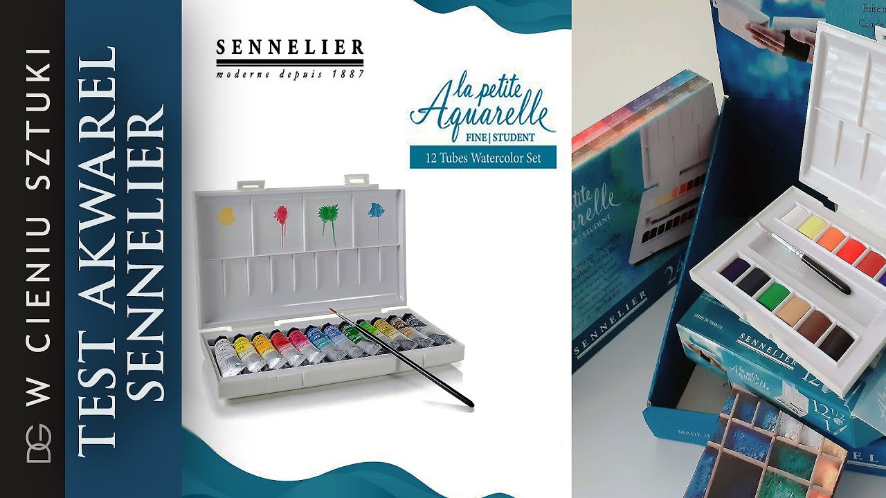 La Petite Aquarelle Test akwareli #Sennelier
