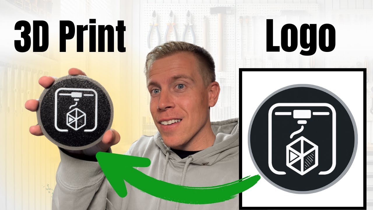 The EASIEST Way to 3D Print a Logo for FREE - Easy Tutorial!