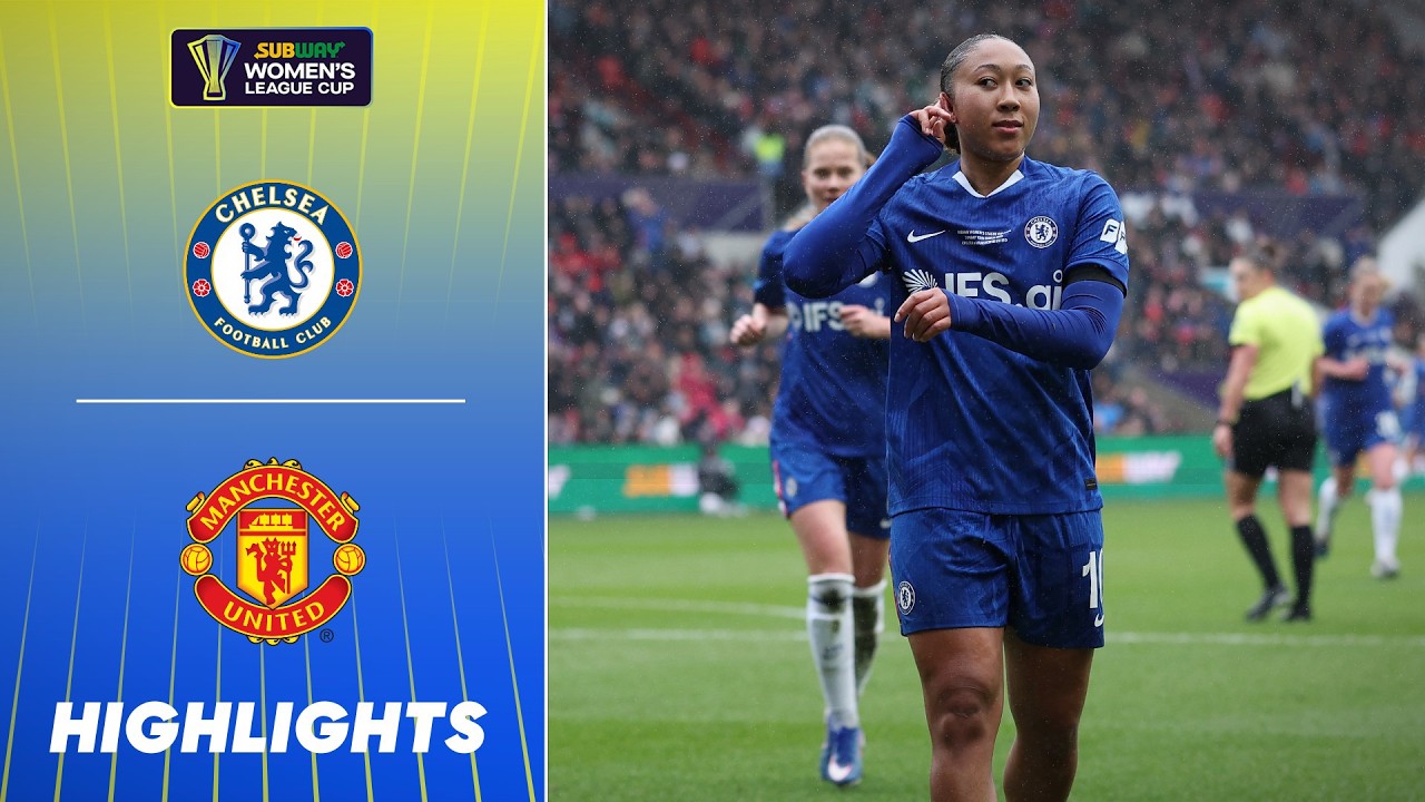 «Челси» выиграл финал Кубка женской лиги Subway! | Обзор финала «Челси» — «Манчестер Юнайтед» 25/26