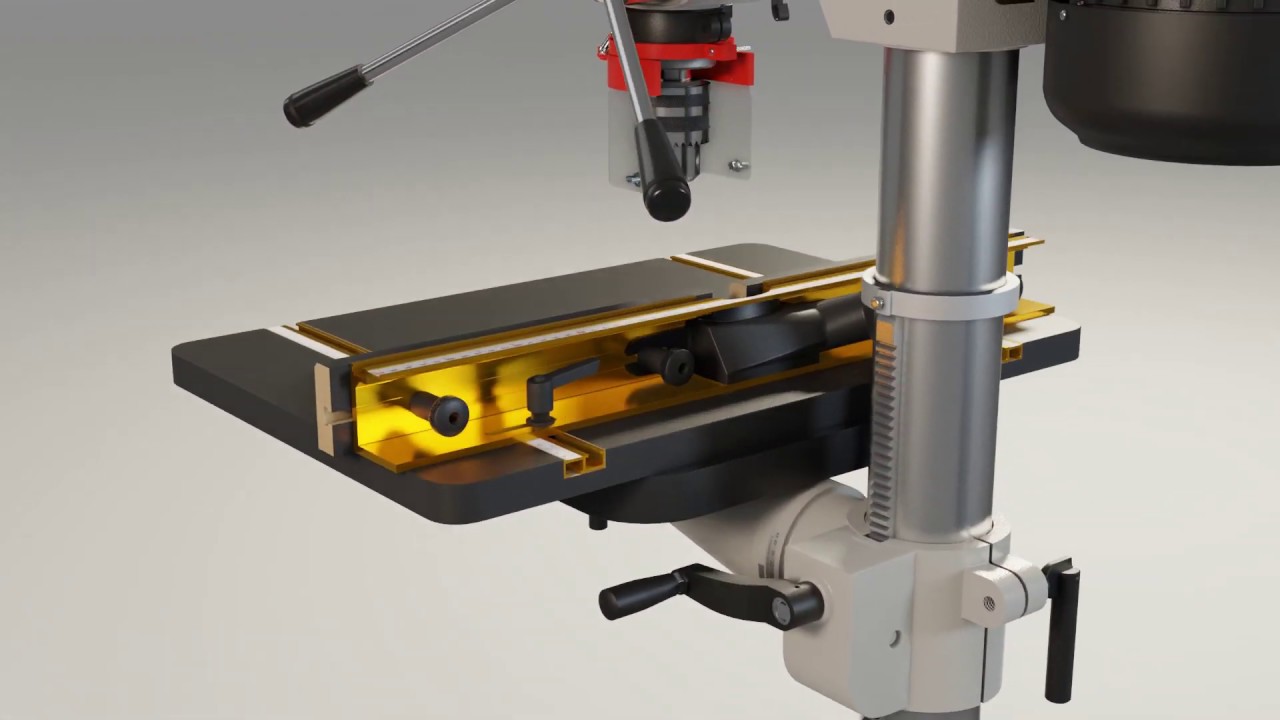 Centurion | 42-015 | Table pour perceuse à colonne / Drill Press Table | Montage / Assembly