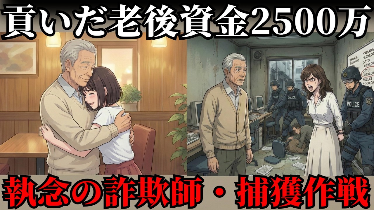 「最後の恋のはずが…」35歳下の清楚女子大生に2500万円と家を奪われた65歳男性の逆転劇｜熟年離婚と詐欺の罠【50代60代70代】