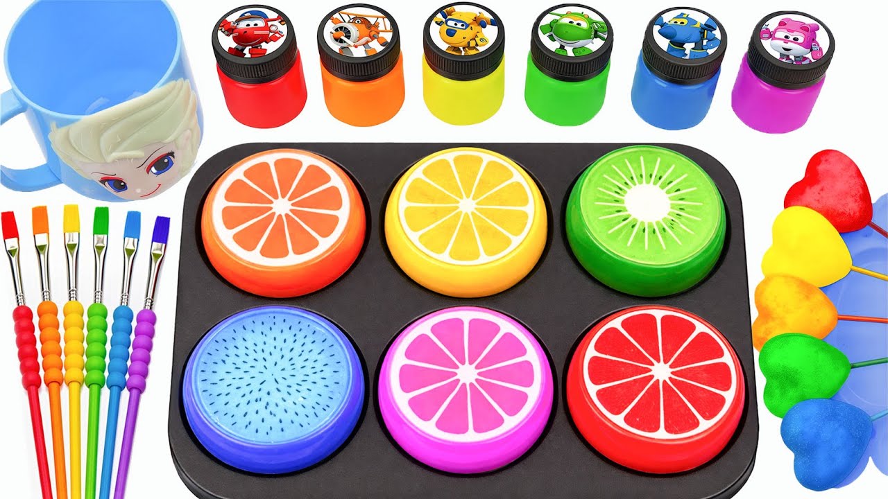 Oddly Satisfying Video l Making DIY New Square Lollipops Candy SPRUNKI Fun Slime Egss Crazy Mix ASMR