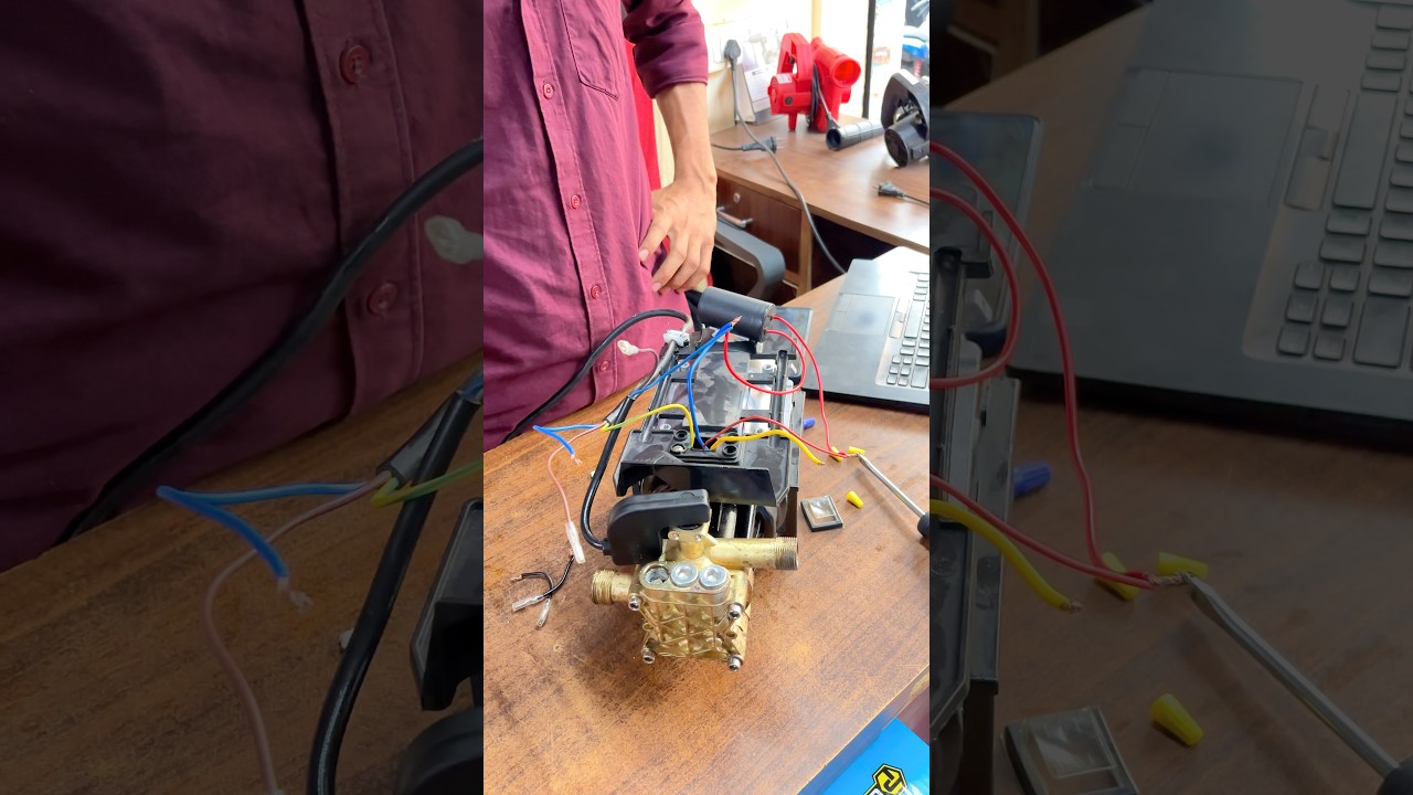 AGARO PRESSURE WASHER,How to change the motor capacitor 